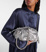 Loewe Flamenco metallic leather shoulder bag