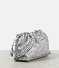 Loewe Flamenco metallic leather shoulder bag