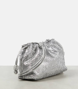 Loewe Flamenco metallic leather shoulder bag