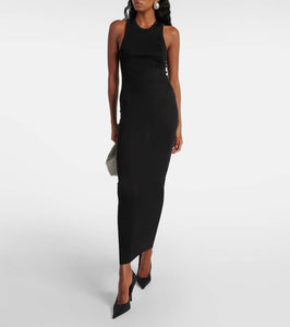 Wardrobe.NYC Cotton jersey maxi dress