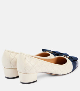 Ferragamo Vara leather pumps
