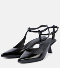 Souliers Martinez Camelia patent leather pumps