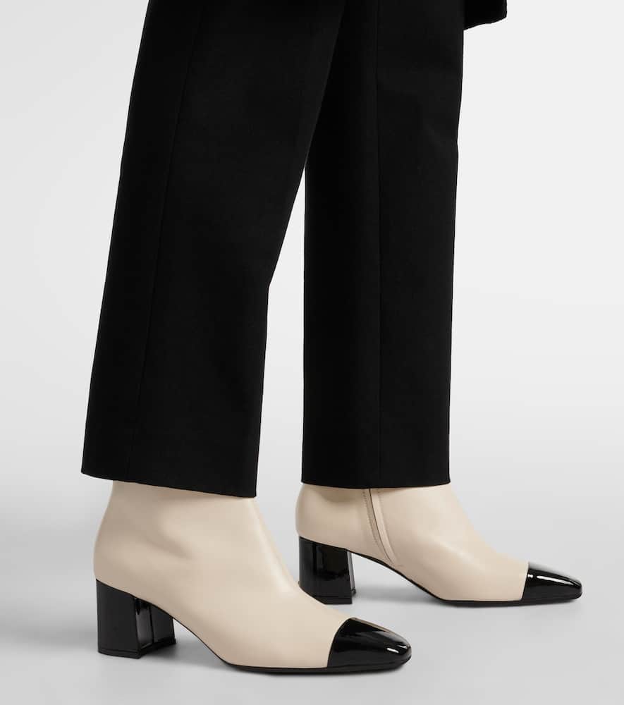 Ferragamo Sambi 60 leather ankle boots