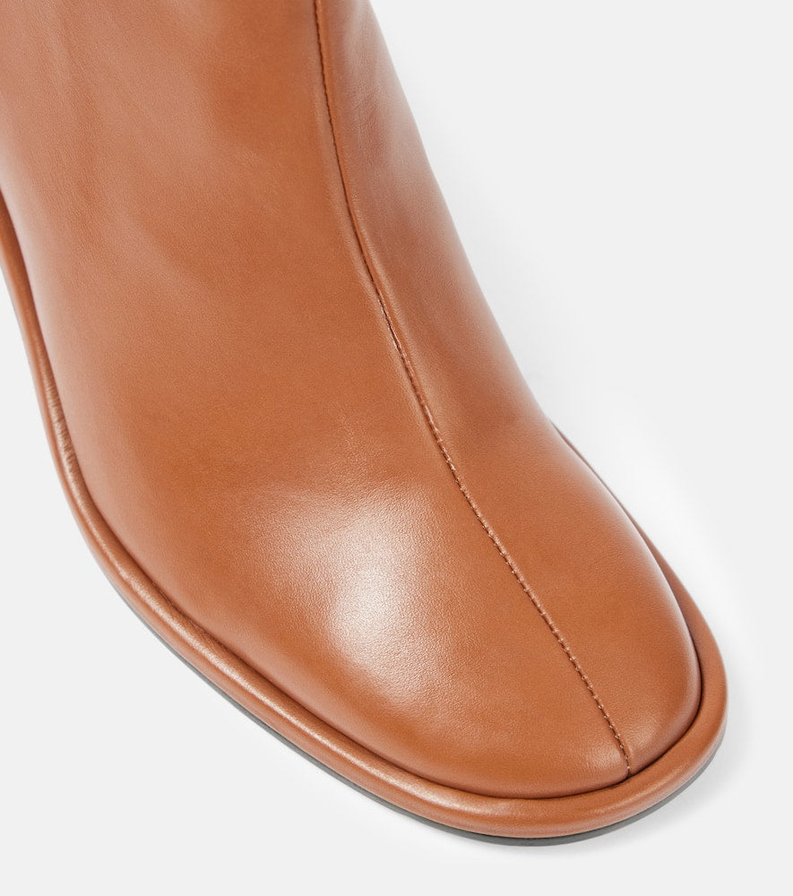Souliers Martinez Meyer leather ankle boots