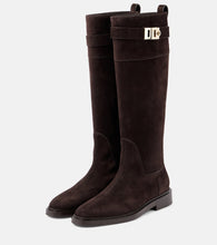 Ferragamo Hug suede knee-high boots