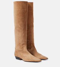 Khaite Marfa suede knee-high boots - Khaite Marfa 麂皮过膝长靴
