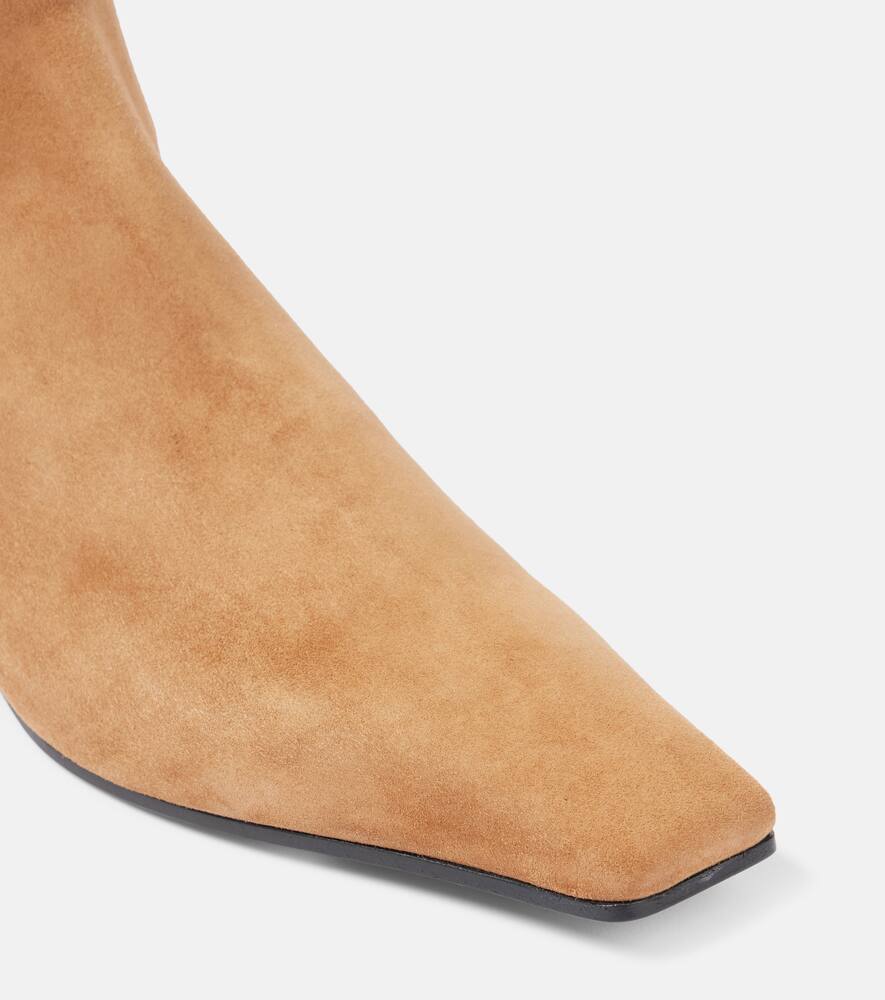 Khaite Marfa suede ankle boots