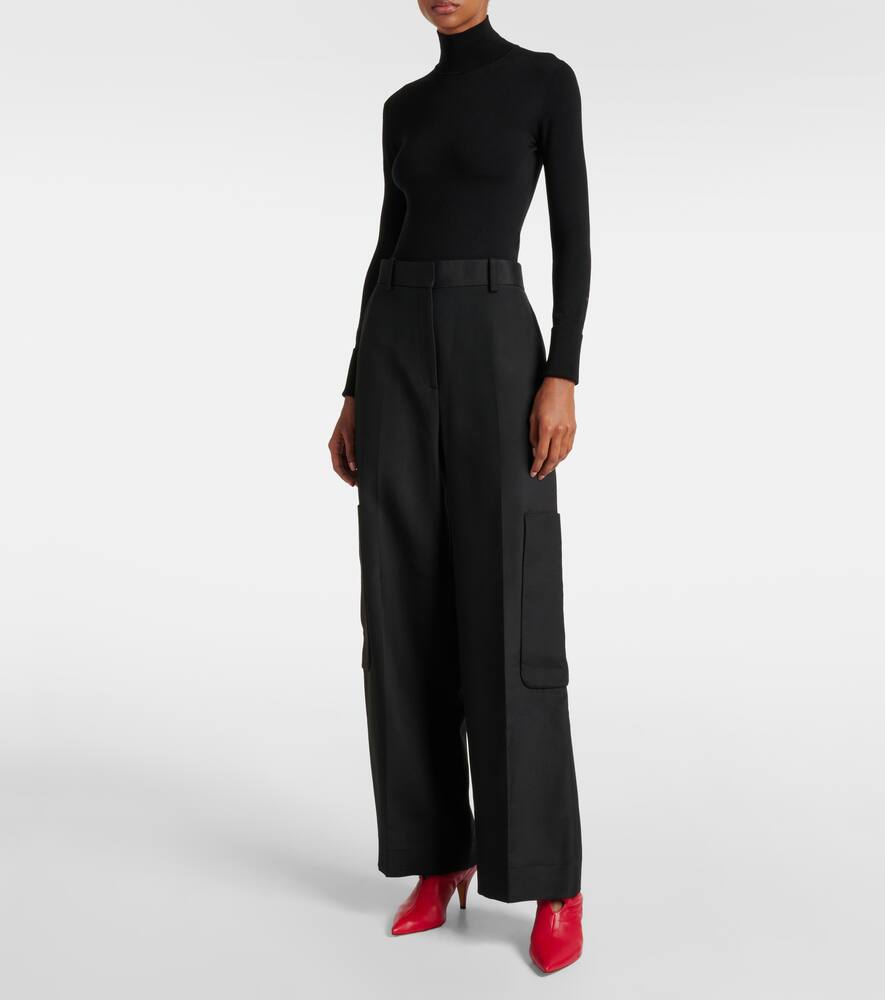 Khaite Rowan leather mules