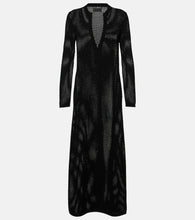 Nili Lotan Zera open-knit cotton maxi dress