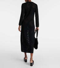Nili Lotan Zera open-knit cotton maxi dress