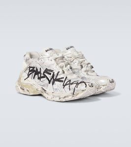 Balenciaga Runner Graffiti distressed sneakers