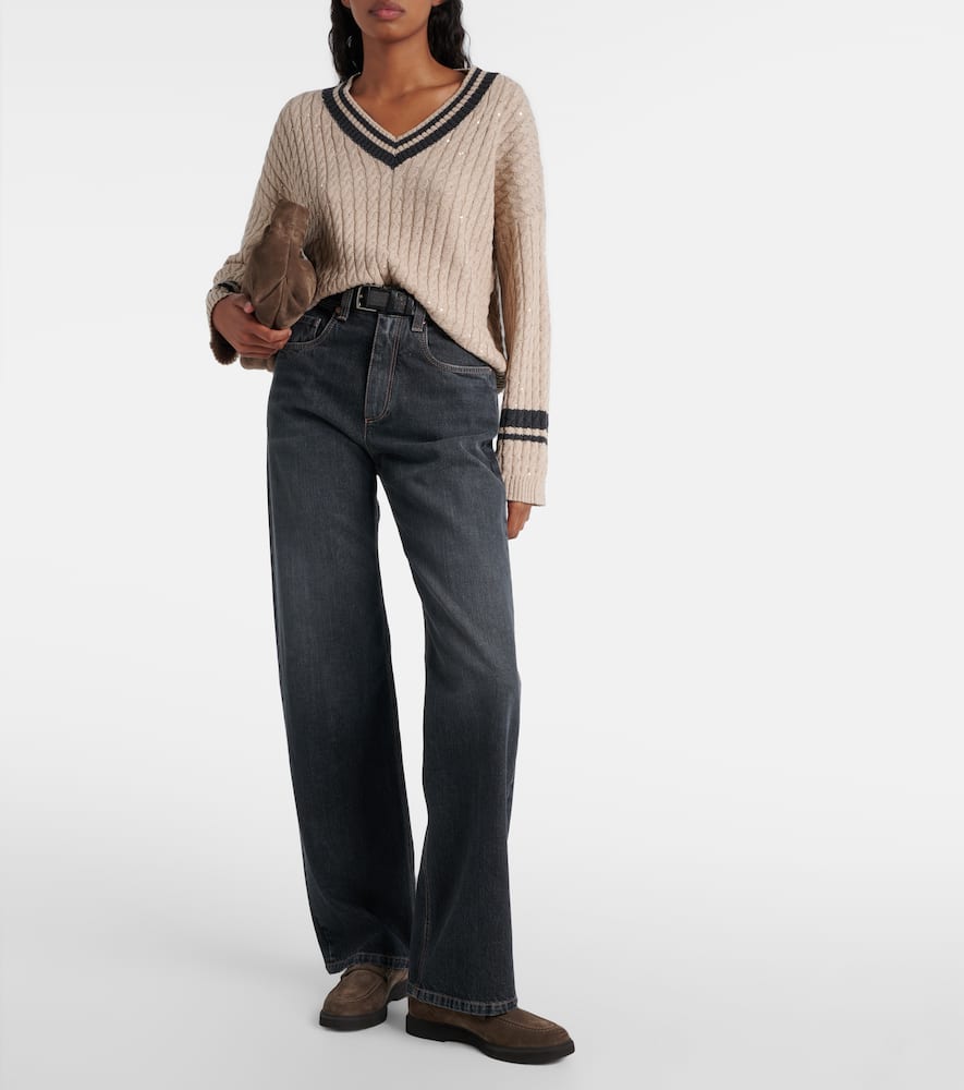 Brunello Cucinelli Monili suede loafers