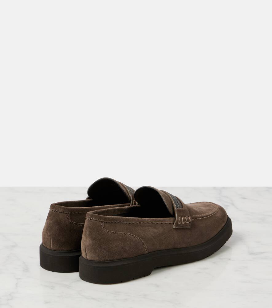 Brunello Cucinelli Monili suede loafers