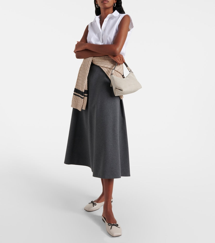 Brunello Cucinelli Monili leather mules