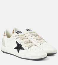 Golden Goose Ball Star glitter leather sneakers - Golden Goose Ball 星形亮片皮革运动鞋
