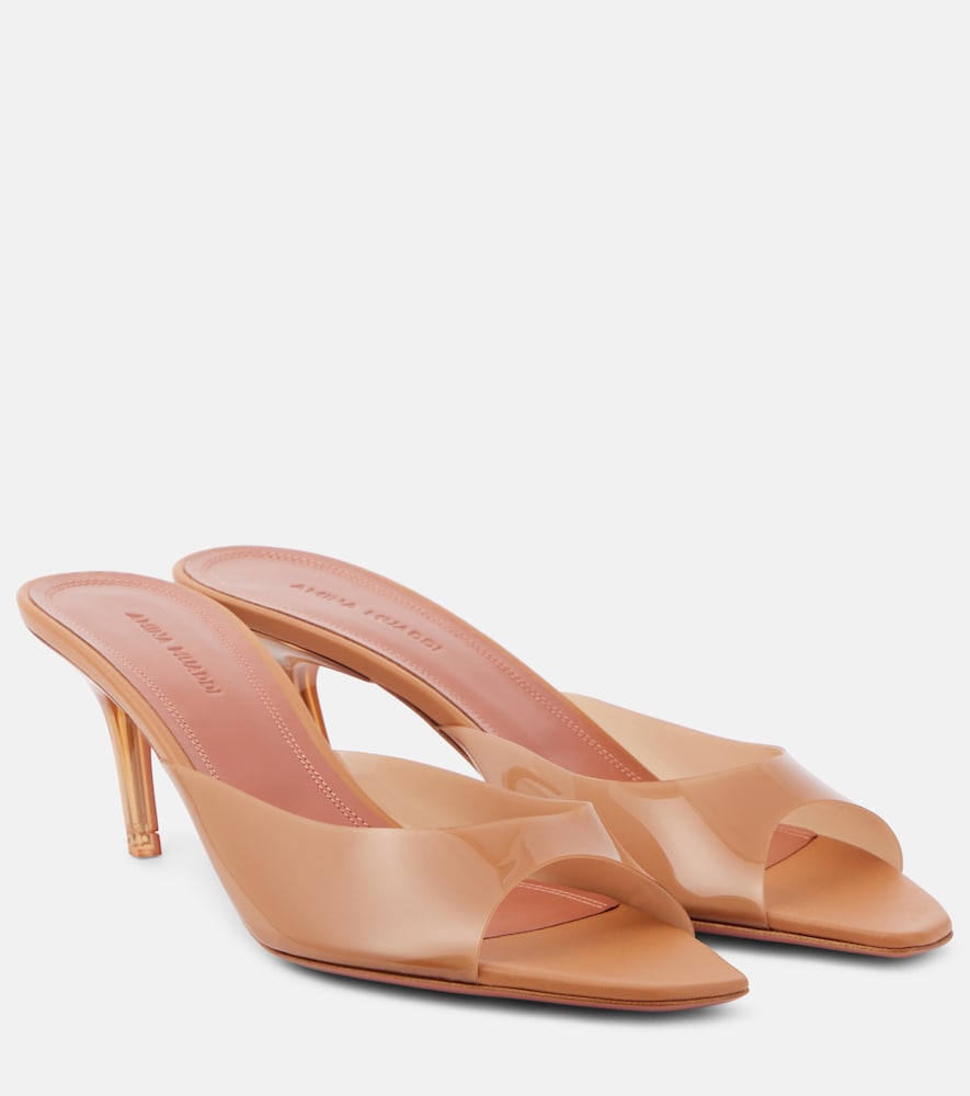 Amina Muaddi Alexa 60 PVC mules - Amina Muaddi Alexa 60 PVC 穆勒鞋