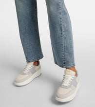 Tod's Leather-trimmed sneakers
