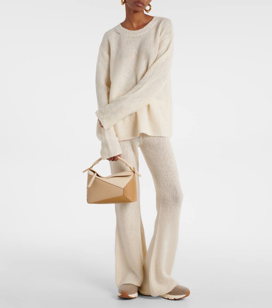 Tod's Leather-trimmed knit sneakers