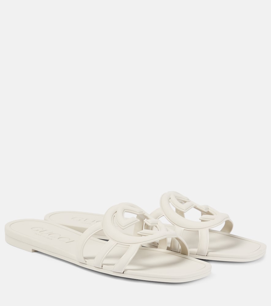 Gucci Interlocking G slides - Gucci双G互扣拖鞋