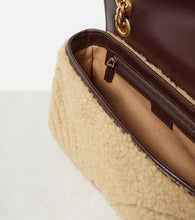 Gucci GG Marmont Small shearling shoulder bag