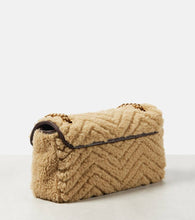 Gucci GG Marmont Small shearling shoulder bag