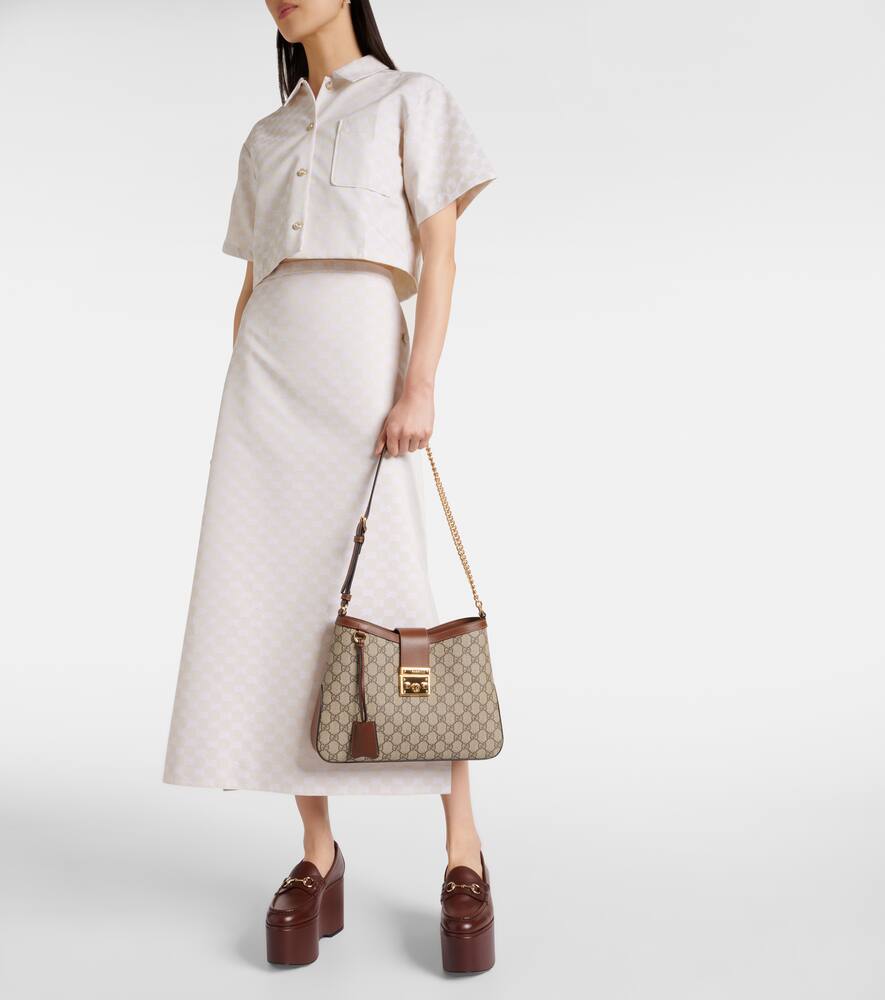 Gucci Padlock Medium GG Canvas shoulder bag