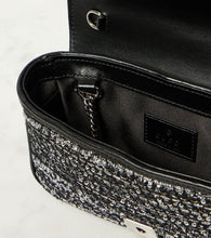 Gucci GG Marmont Mini embellished tweed shoulder bag