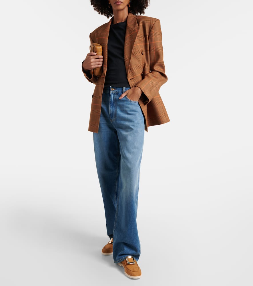 Roger Vivier Viv' Rangers suede loafers