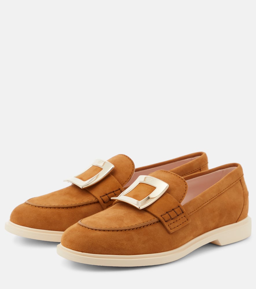 Roger Vivier Viv' Rangers suede loafers