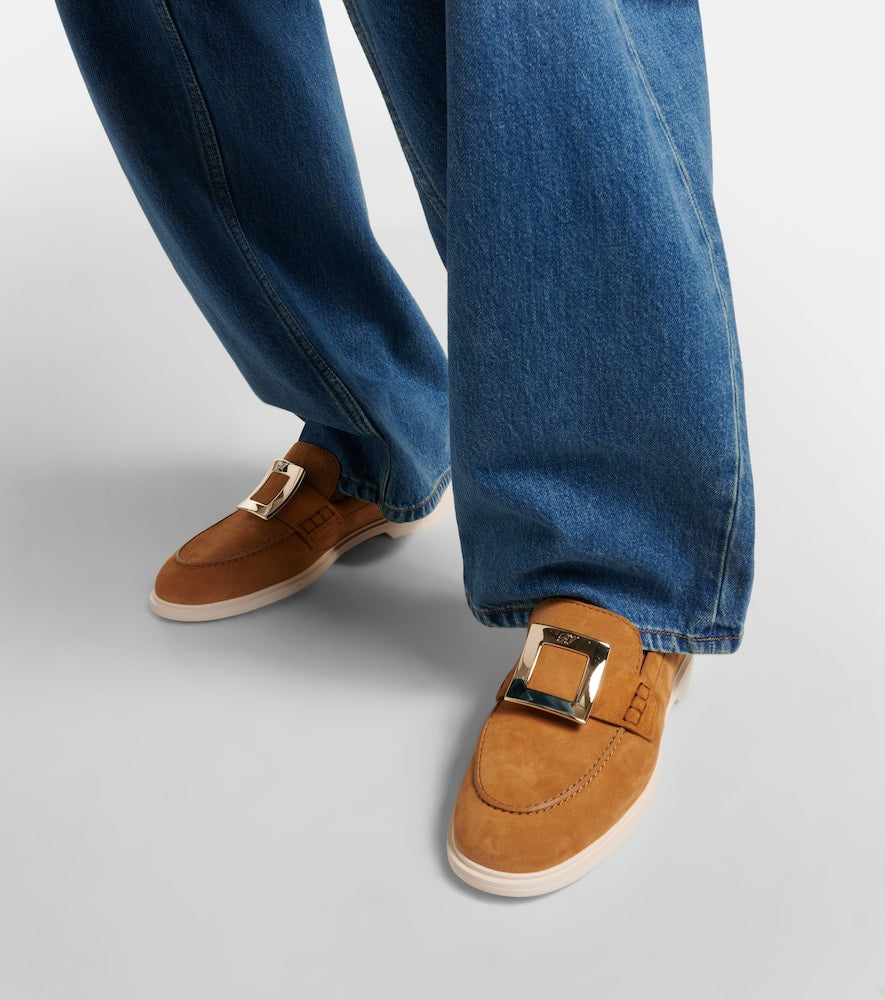 Roger Vivier Viv' Rangers suede loafers