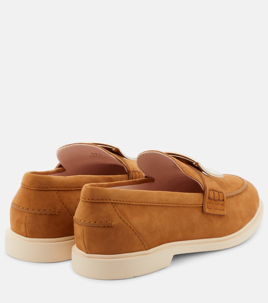 Roger Vivier Viv' Rangers suede loafers