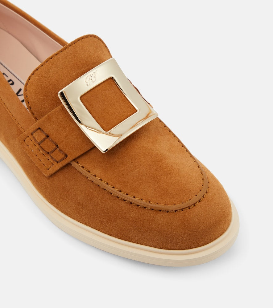 Roger Vivier Viv' Rangers suede loafers