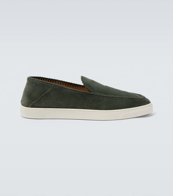 Giorgio Armani Suede slip-on shoes