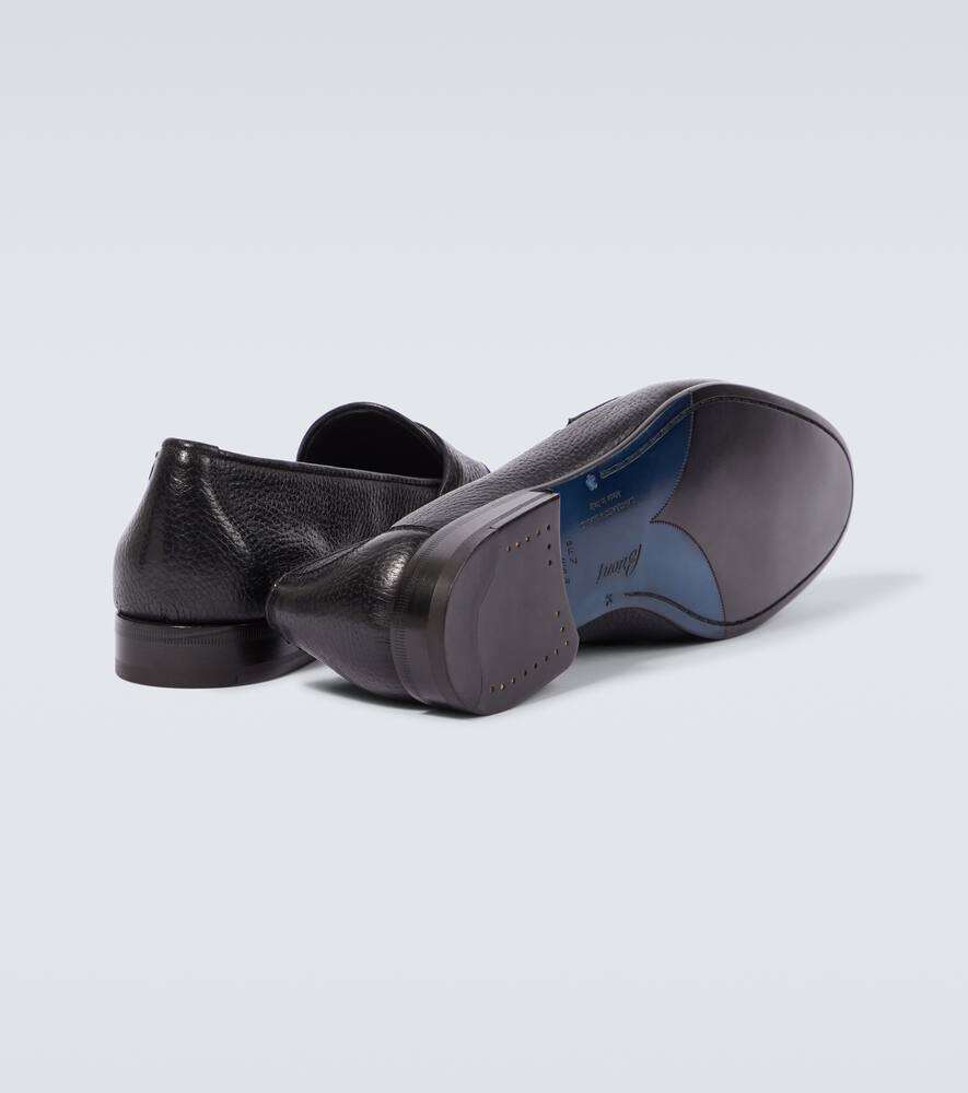 Brioni Appia penny leather loafers