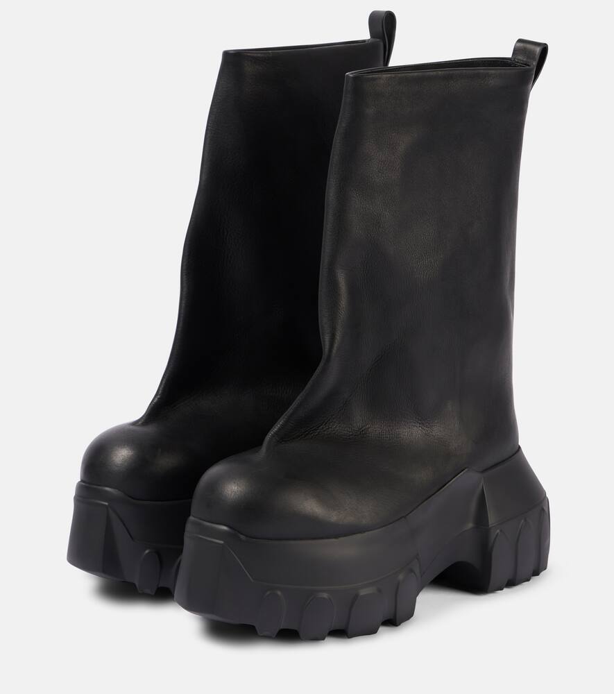 Rick Owens Mega Tractor leather ankle boots