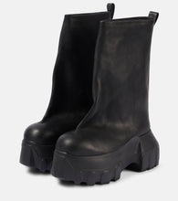 Rick Owens Mega Tractor leather ankle boots