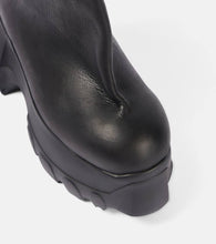 Rick Owens Mega Tractor leather ankle boots