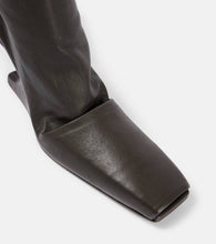 Rick Owens Cantilever leather over-the-knee boots