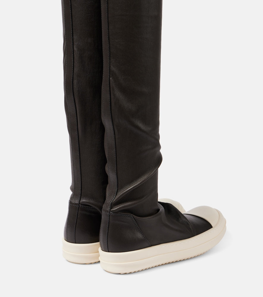 Rick Owens Stocking knee-high leather sneakers