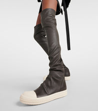 Rick Owens Stocking knee-high leather sneakers