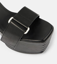Rick Owens Leather platform sandals