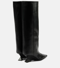 The Attico Cheope leather knee-high boots