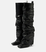 The Attico Rea leather knee-high boots