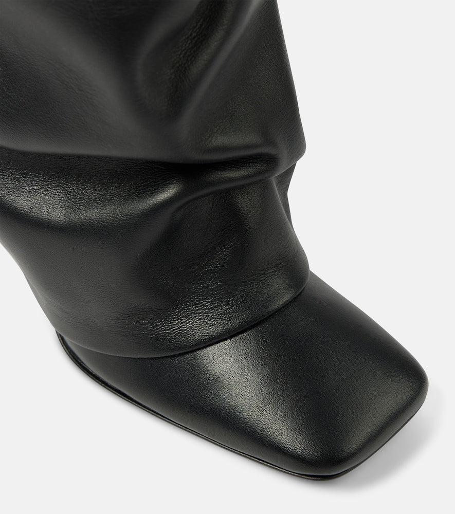 The Attico Rea leather knee-high boots