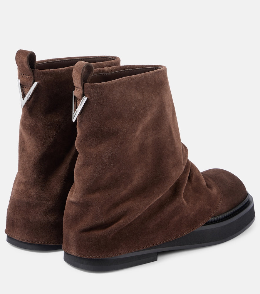 The Attico Mini Robin suede ankle boots