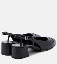 Tory Burch Leather slingback pumps