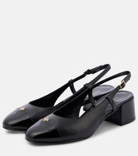 Tory Burch Leather slingback pumps
