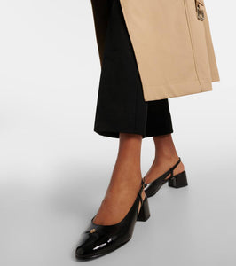 Tory Burch Leather slingback pumps