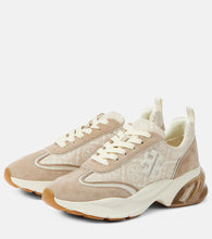 Tory Burch Good Luck T Monogram leather sneakers