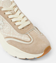 Tory Burch Good Luck T Monogram leather sneakers